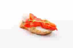 Bruschetta cu mozarella si ardei copt 
