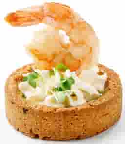 Quiche Lorraine cu crevete tigru