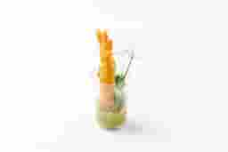 Gustare cu creveți și guacamole