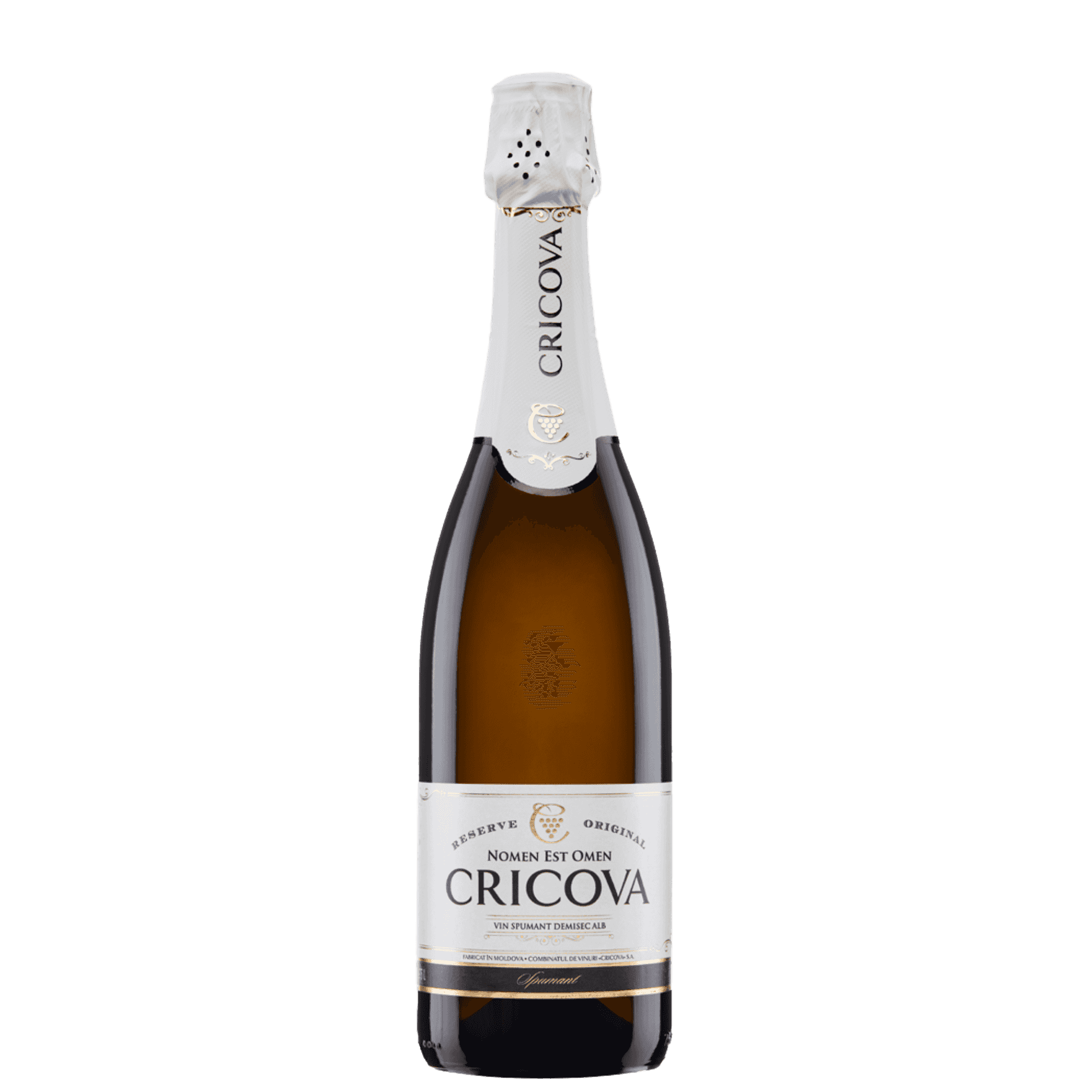 Cricova Vin Spumant Demisec alb