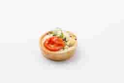 Quiche Lorraine cu feta si rosii